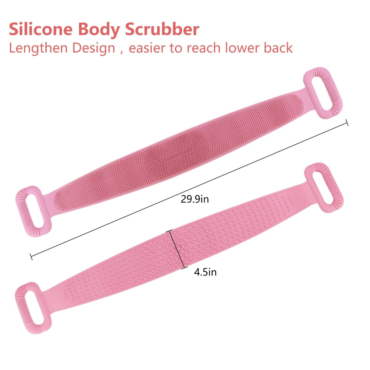 Silicone Body Back Scrubber Bath Towel