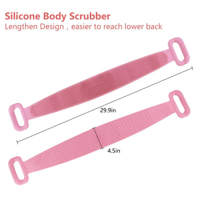 Silicone Body Back Scrubber Bath Towel