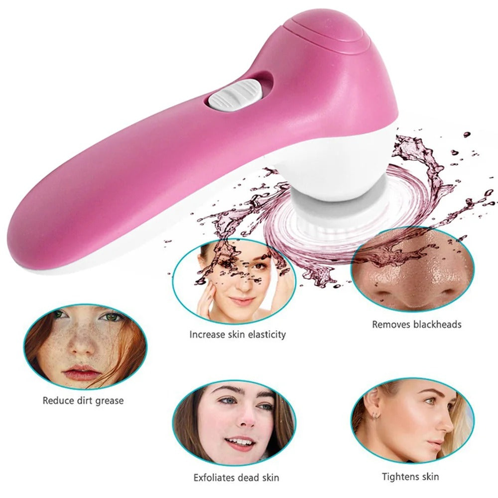 5 in 1 Electric Facial Cleanser and Massager