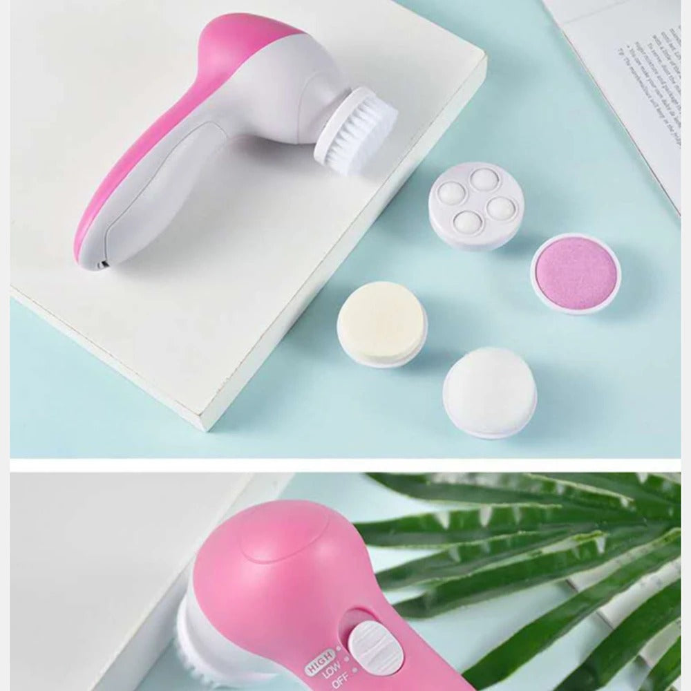 5 in 1 Electric Facial Cleanser and Massager