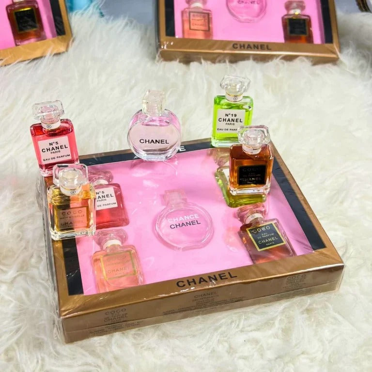 Chanel Chance Perfume Set of 5 in 1 Gift Box (Delivery Free)