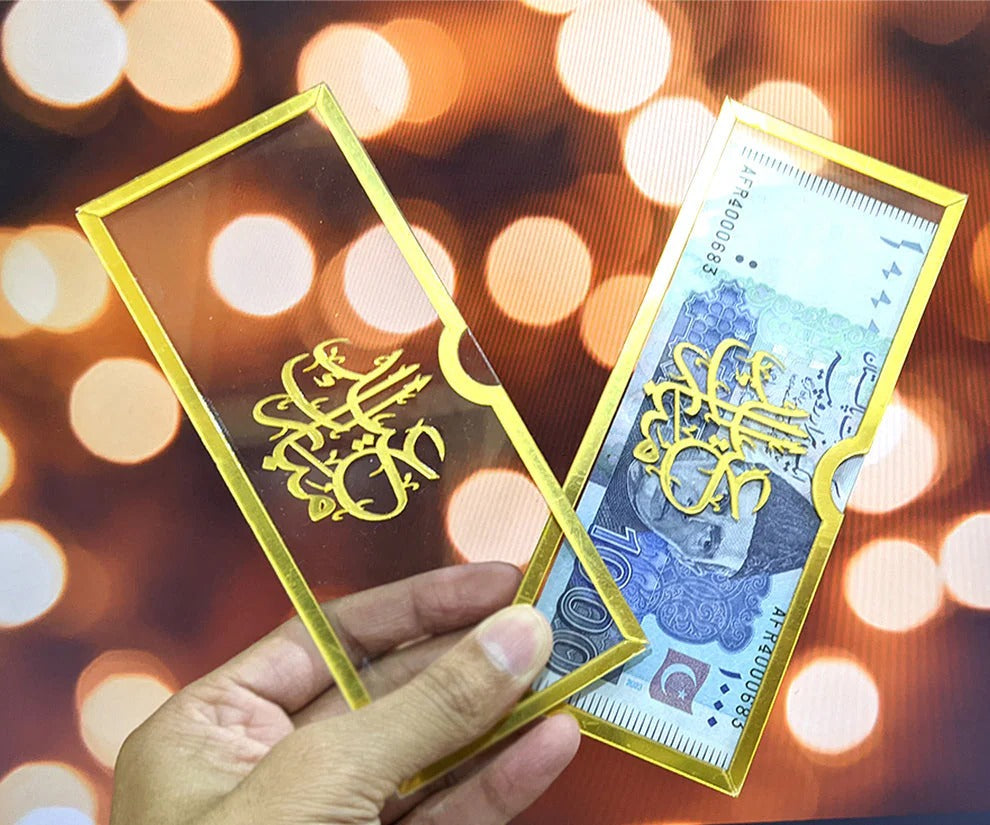 ایکریلک عیدی لفافے – ہر ایک کے لیے عید مبارک تحفے کے لفافے