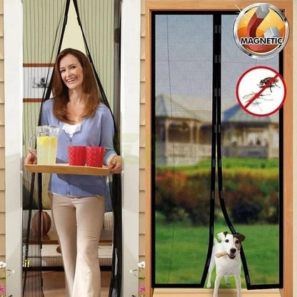 Curtain Anti Mosquito Net Magic Mesh Magnetic Screen Door Mesh Magnetic