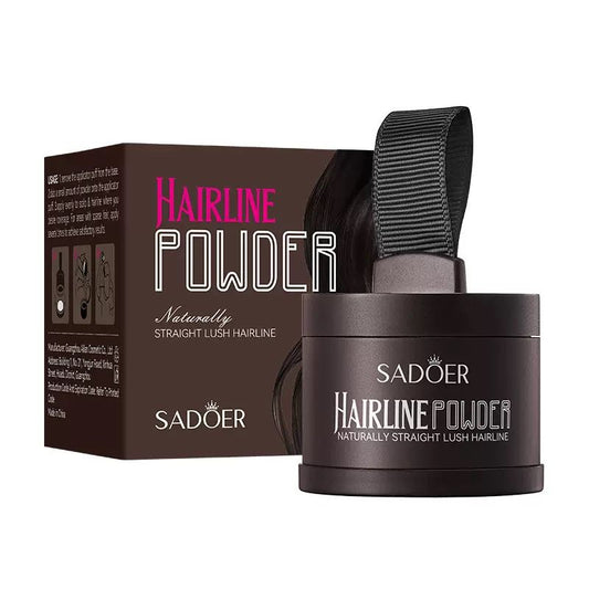2in1 Hairline Cream Powder, Instantly Conceals Hair Loss and Fills In Receding Hairlines