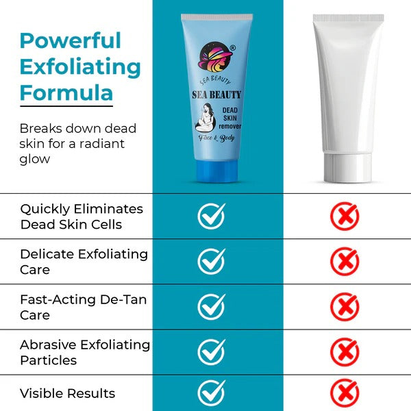 Sea Beauty Dead Skin Remover Face & Body Wash