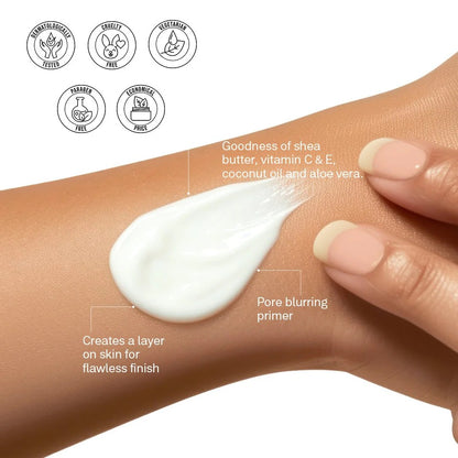 Flicka Silk Touch 3-in-1 Primer Moisturizer with SPF | Pore Blurring | Sunscreen For Face