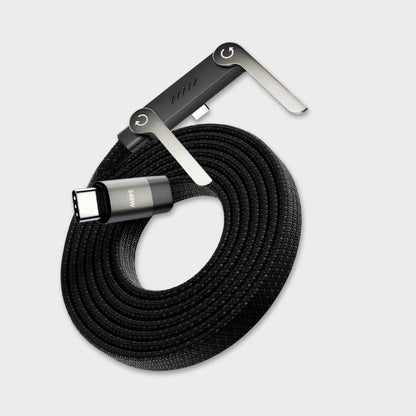 The Viral 240W Fast Charging Type C to C Cable with 360 Degree Aluminum Stand