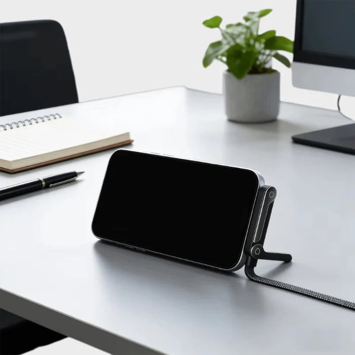 The Viral 240W Fast Charging Type C to C Cable with 360 Degree Aluminum Stand