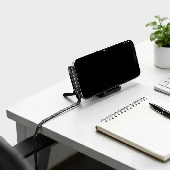 The Viral 240W Fast Charging Type C to C Cable with 360 Degree Aluminum Stand