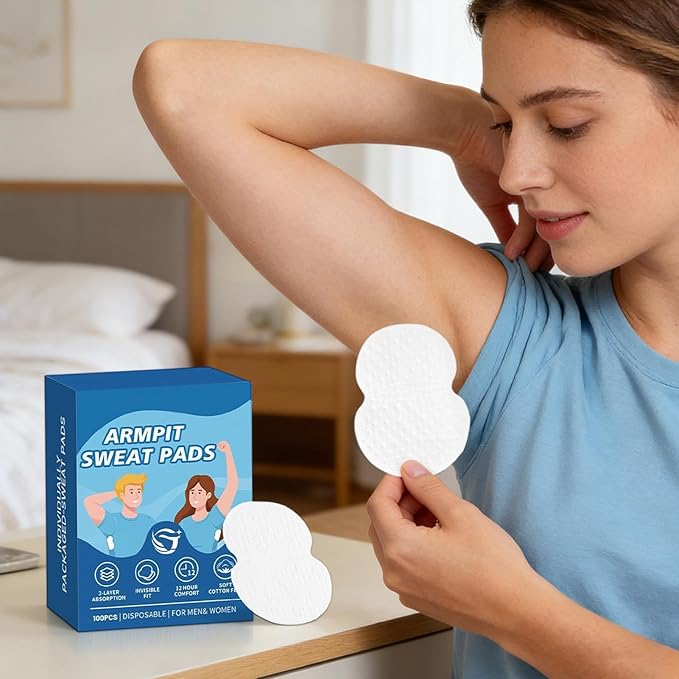 Armpit sweat pads For Men and Women Set of 100PCS
