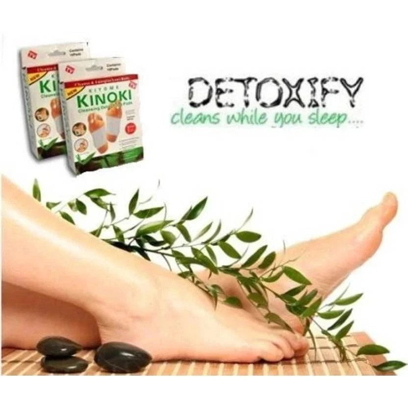 10 Cleansing Detox Foot Pads Patches KINOKI
