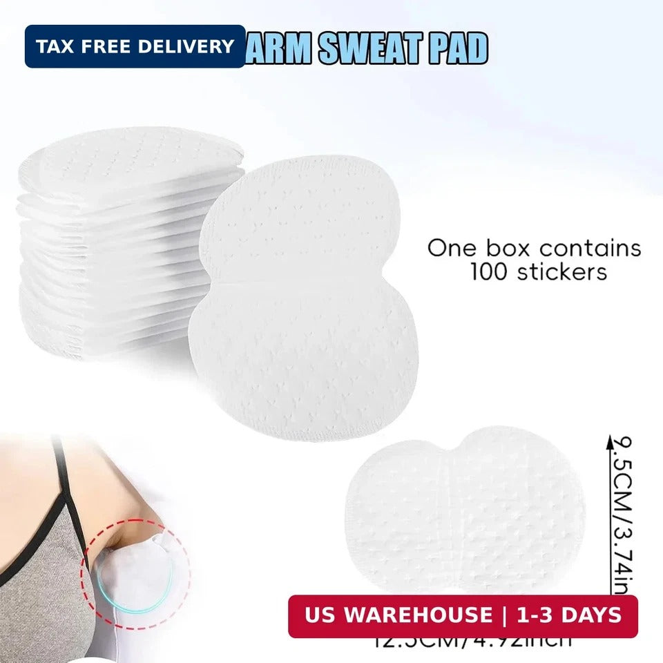 Armpit sweat pads For Men and Women Set of 100PCS