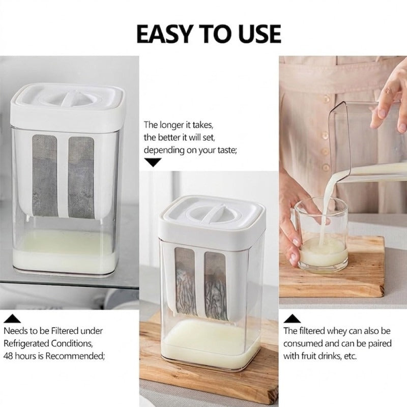 Multi-Purpose Greek Yogurt Maker Strainer & Filter 1100ML