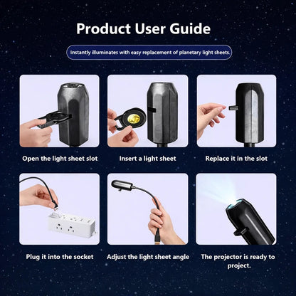 Planet Projector Star Night Light Room Lamp