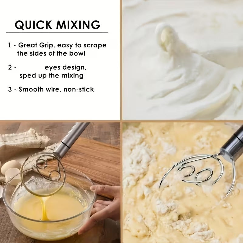 Dough Whisk Bread Mixer Stainless Steel | Flour Mixing