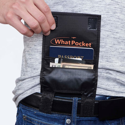 Hidden Or Secret Travel Waist Pouch | Anti-Theft Money Belt for Cash & Cards