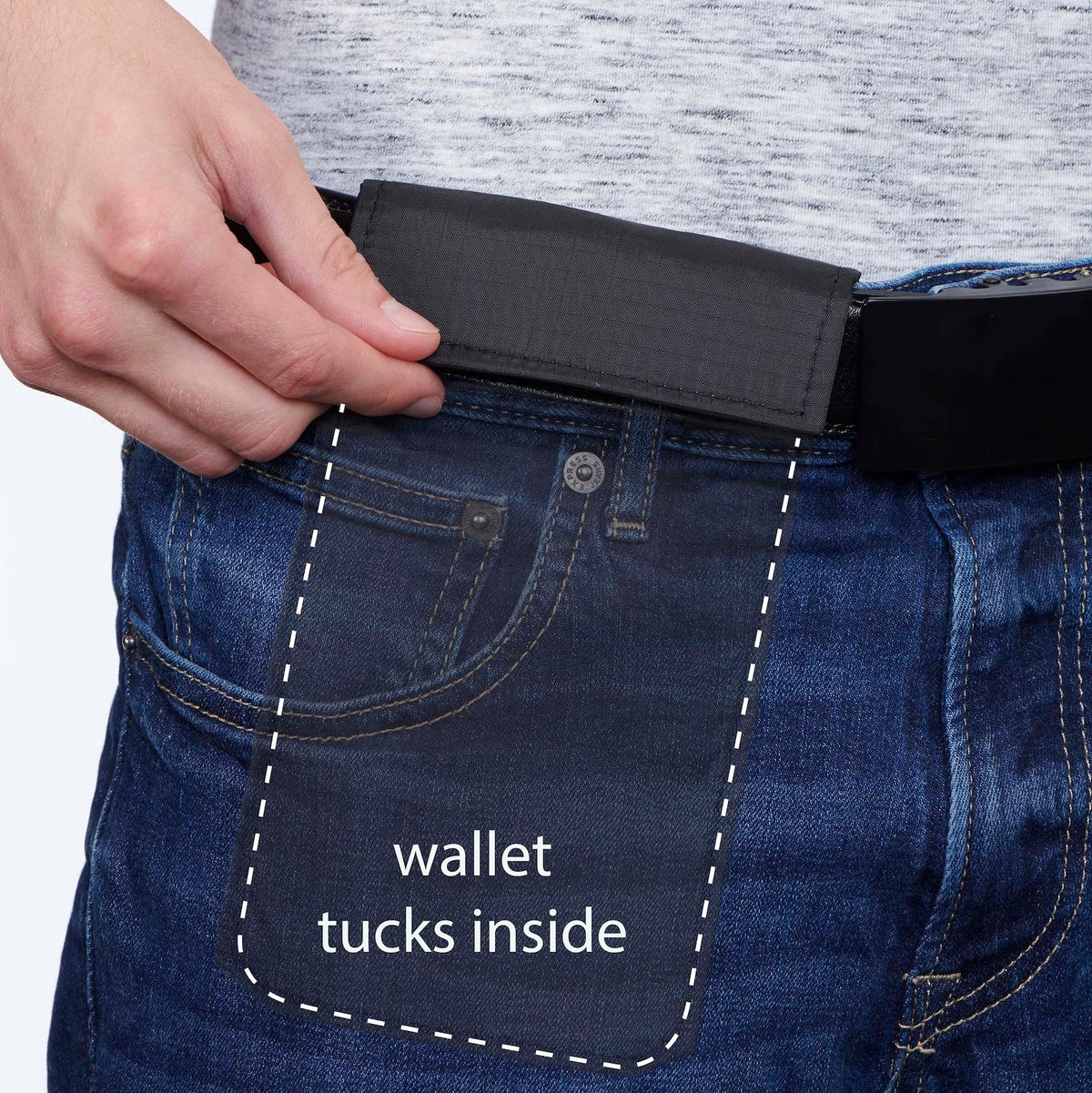 Hidden Or Secret Travel Waist Pouch | Anti-Theft Money Belt for Cash & Cards