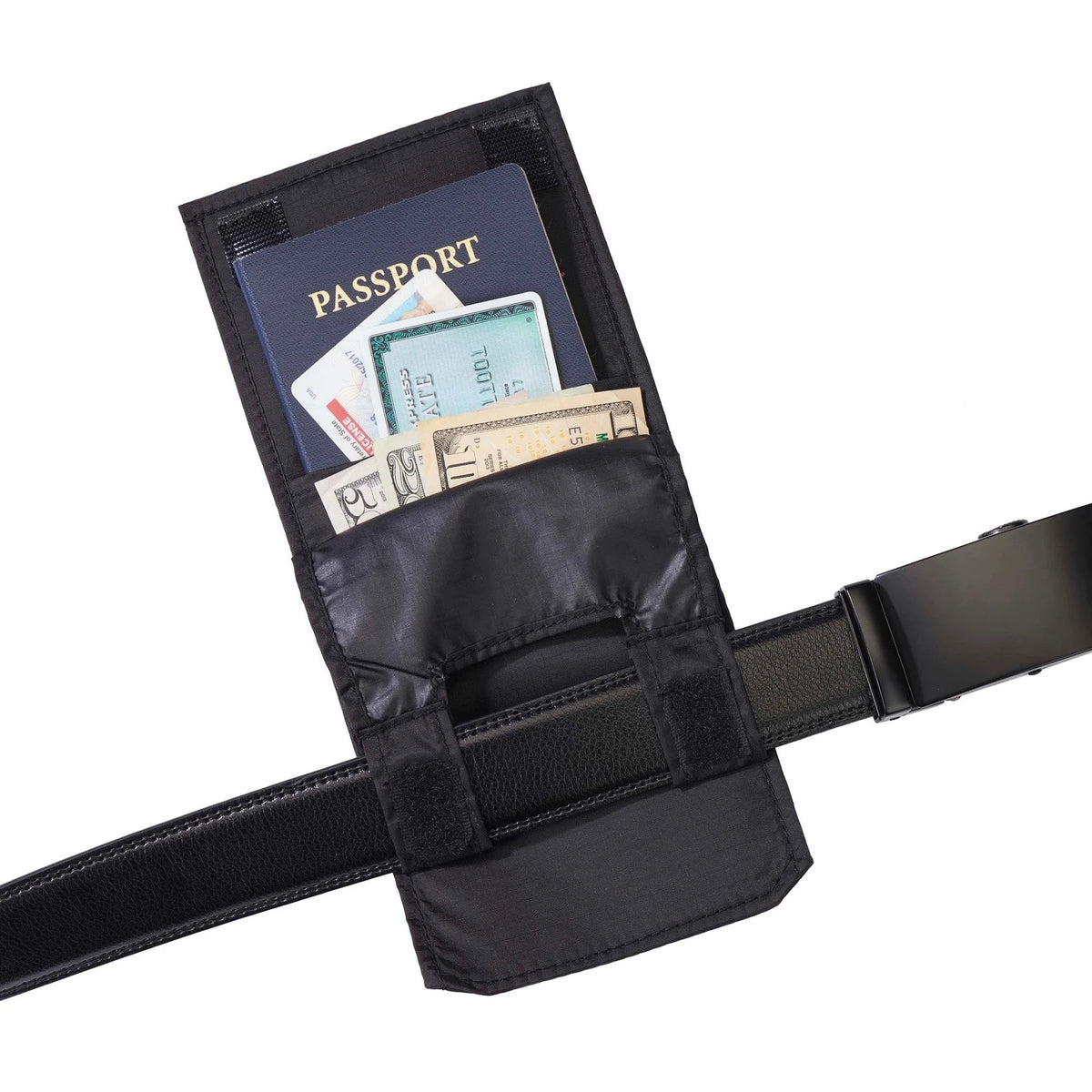 Hidden Or Secret Travel Waist Pouch | Anti-Theft Money Belt for Cash & Cards