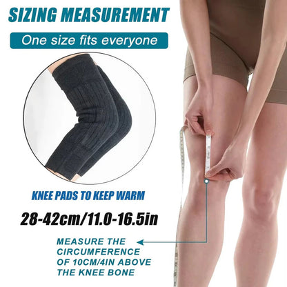 Knee Warm Thick Wool Blend Thermal Pads – Warm Relief & Support