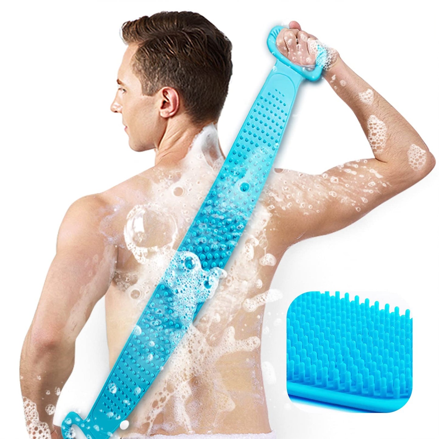 Silicone Body Back Scrubber Bath Towel