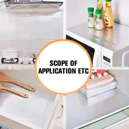 Kitchen Oil Proof Waterproof Sticker Aluminum Foil Sheet