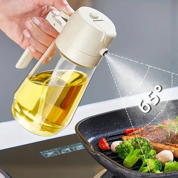 2-in-1 Spray And Pour Oil & Sauce Dispenser/ Pot / Kettle / Bottle 550ml
