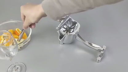 Hand Press Stainless Steel Manual Fruit juicer and squeezer