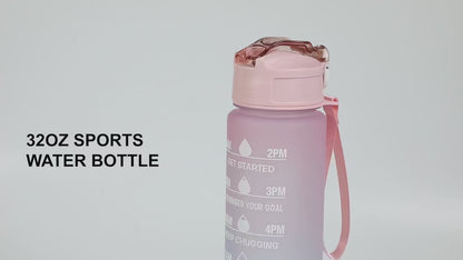 900ML Sports Water Bottle Leakproof Bottle Drinking Outdoor Travel Water Bottle