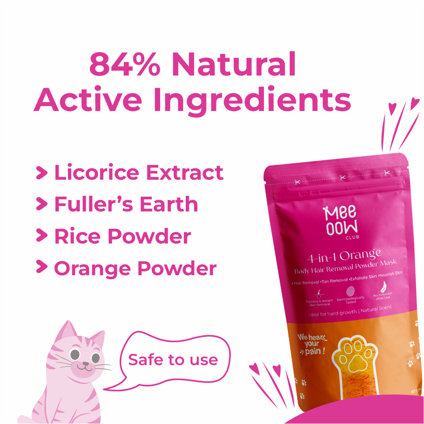 Purely Organics Body Hair Removal Powder (10 Min Painless Body Wax)