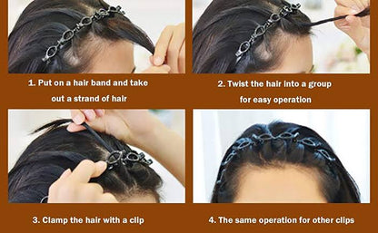 Hollow Clips Hair Twister Band - Buy 1 Get 1 Free