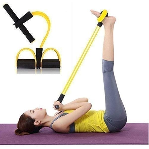 Rubber Pull Tummy Trimmer Waist Trimmer Abs Exerciser for Men and Women