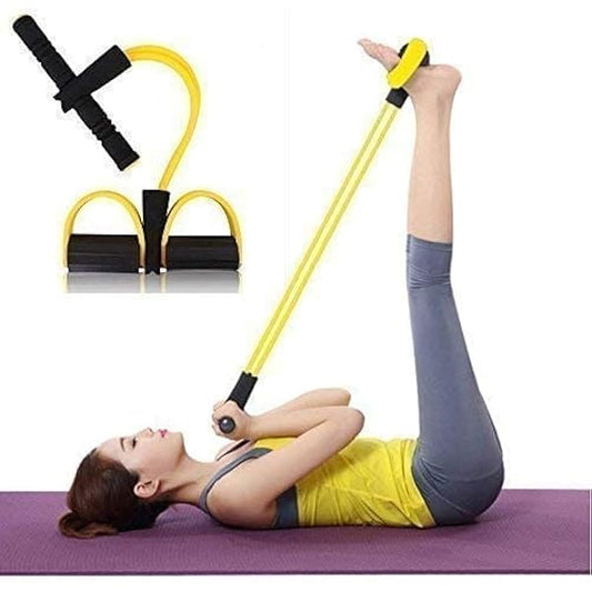Rubber Pull Tummy Trimmer Waist Trimmer Abs Exerciser for Men and Women