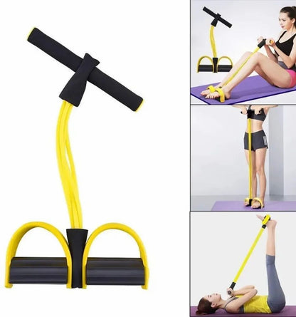 Rubber Pull Tummy Trimmer Waist Trimmer Abs Exerciser for Men and Women