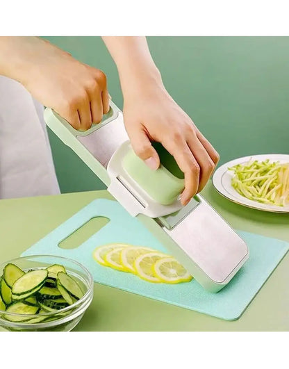 6 in 1 Stainless Steel  Multifunctional Vegetable Slicer Cutter